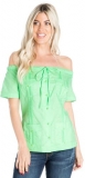 Guayabera Off Shoulder for Ladies, 100% Linen